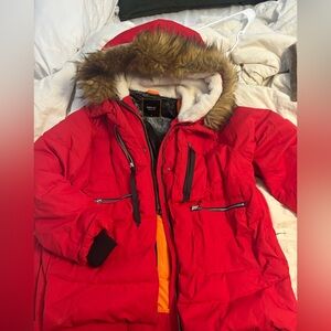 Orolay Red and Black Jacket